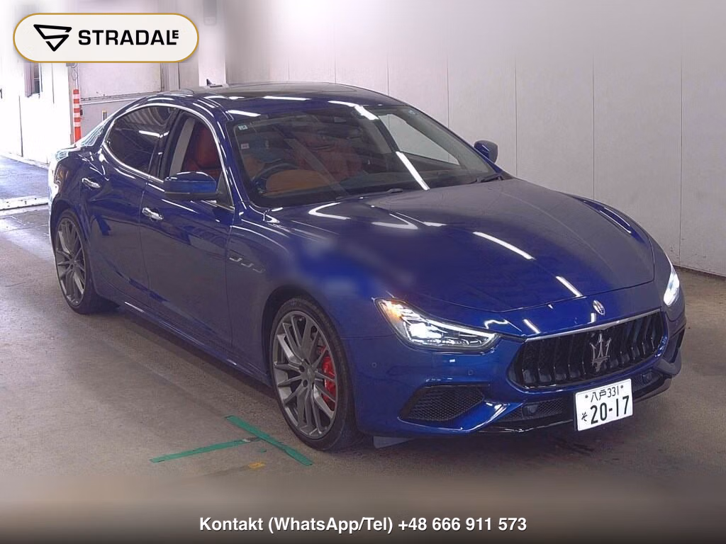 MASERATI GHIBLI 4D S GRANSPORT 2017, aukcja z Japonii, zdjęcie 1