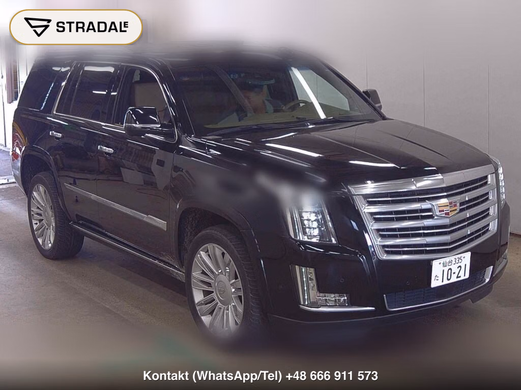 CADILLAC ESCALADE 4WD PLATINUM 2018, aukcja z Japonii, zdjęcie 1
