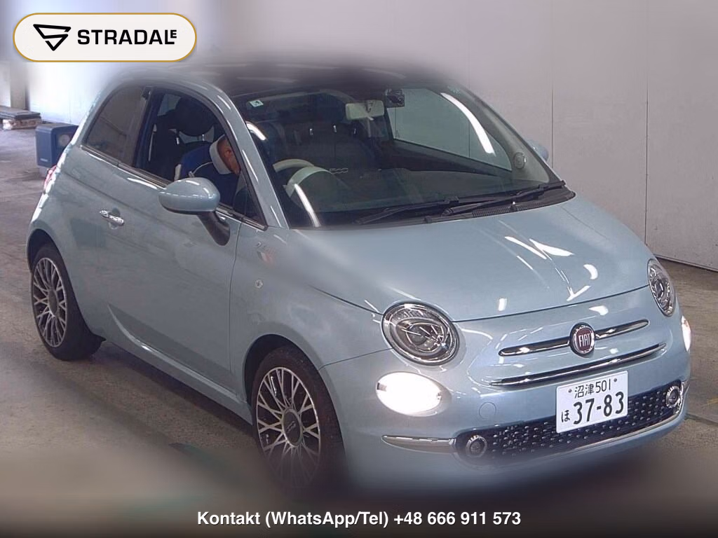 FIAT 500 SEMPREVERDE 2023, aukcja z Japonii, zdjęcie 1