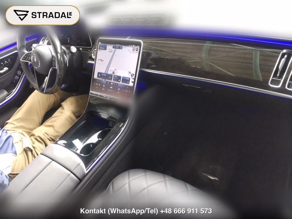 MERCEDES BENZ S-CLASS 4D 4WD S500 4MATIC LONG AMG LINE, miniaturka 4