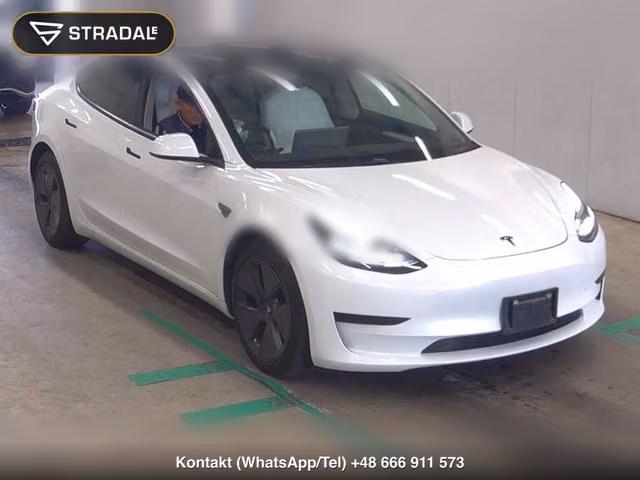 TESLA MODEL 3 STANDARD RANGE PLUS 2021, samochód z aukcji Japonii