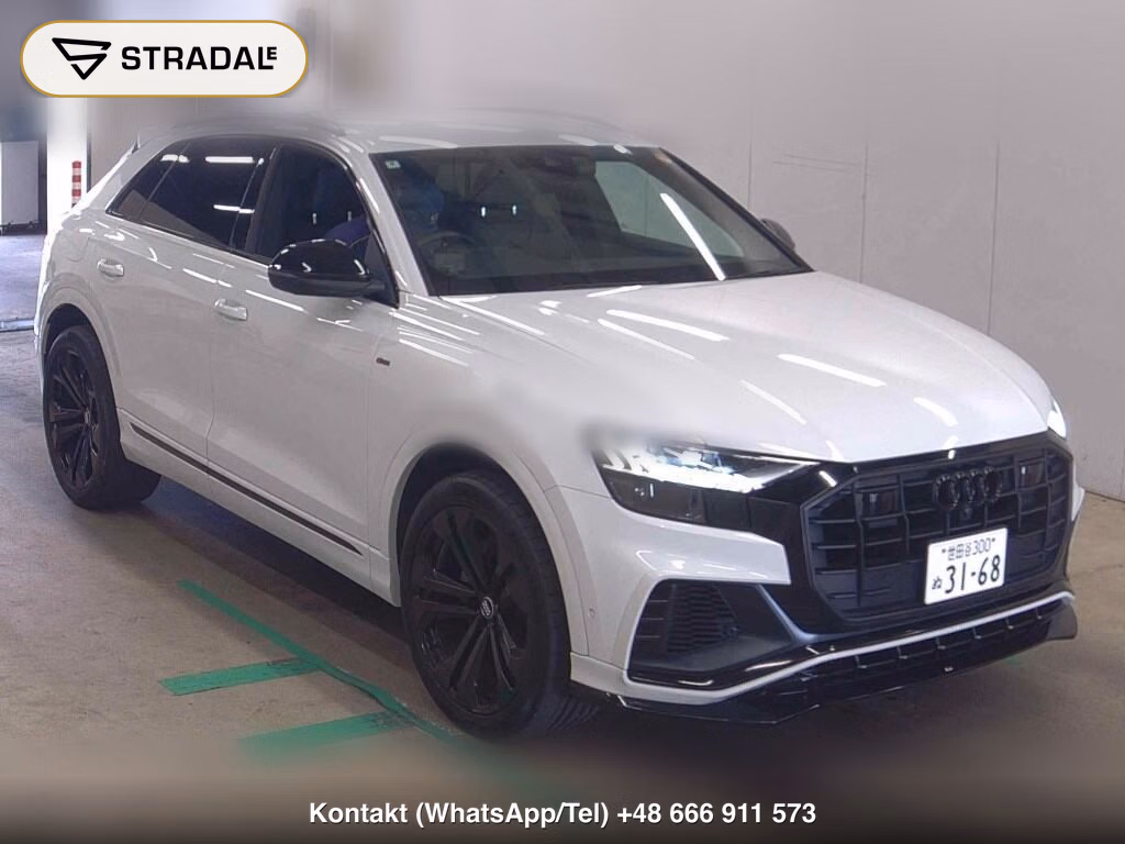 AUDI Q8 4WD 55TFSI QUATTRO DEBUT PACKAGE S LINE 2019, aukcja z Japonii, zdjęcie 1