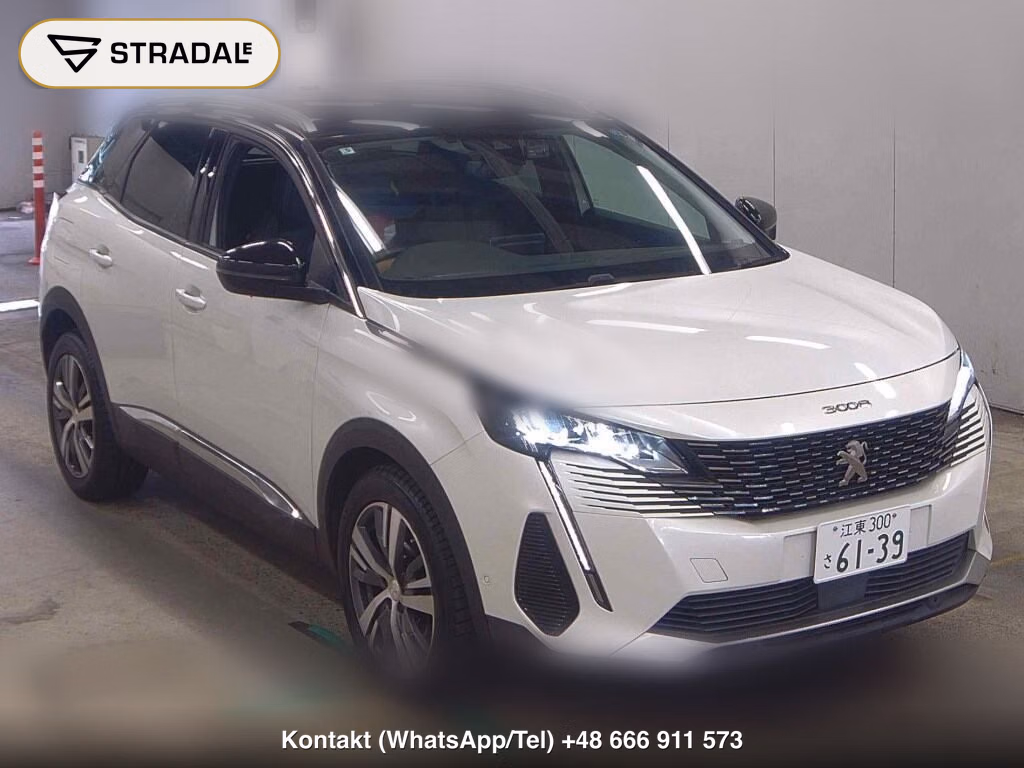 PEUGEOT 3008 ALLURE 2021, aukcja z Japonii, zdjęcie 1