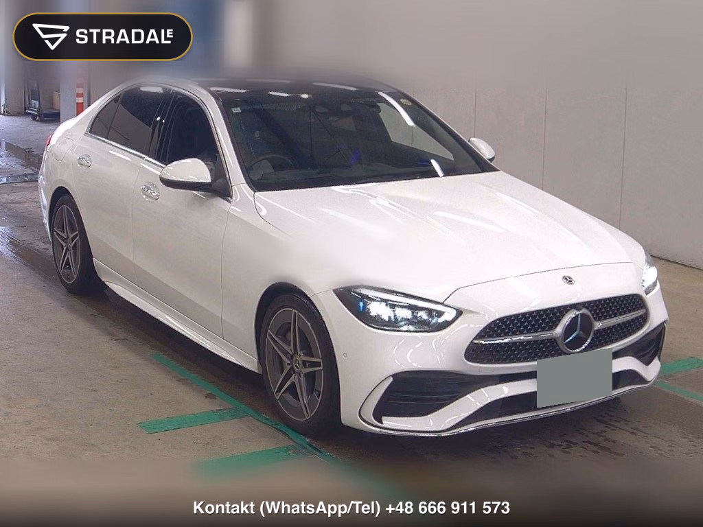 MERCEDES BENZ C-CLASS 4D C220D AVANTGARDE AMG LINE 2022, aukcja z Japonii, zdjęcie 1