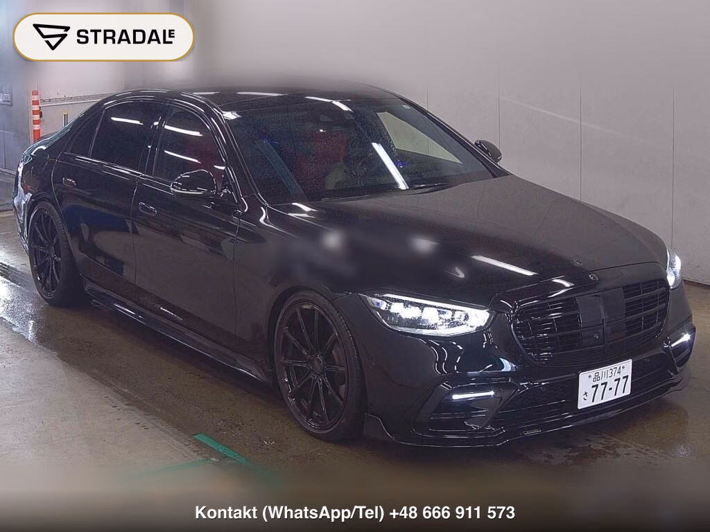 MERCEDES BENZ S-CLASS 4D 4WD S580 4MATIC LONG AMG LINE 2023, aukcja z Japonii, zdjęcie 1