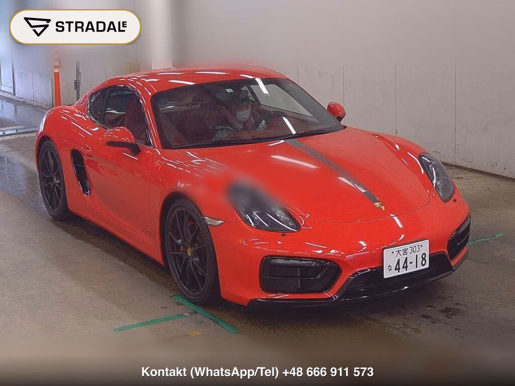 PORSCHE CAYMAN GTS 2016, aukcja z Japonii, zdjęcie 1