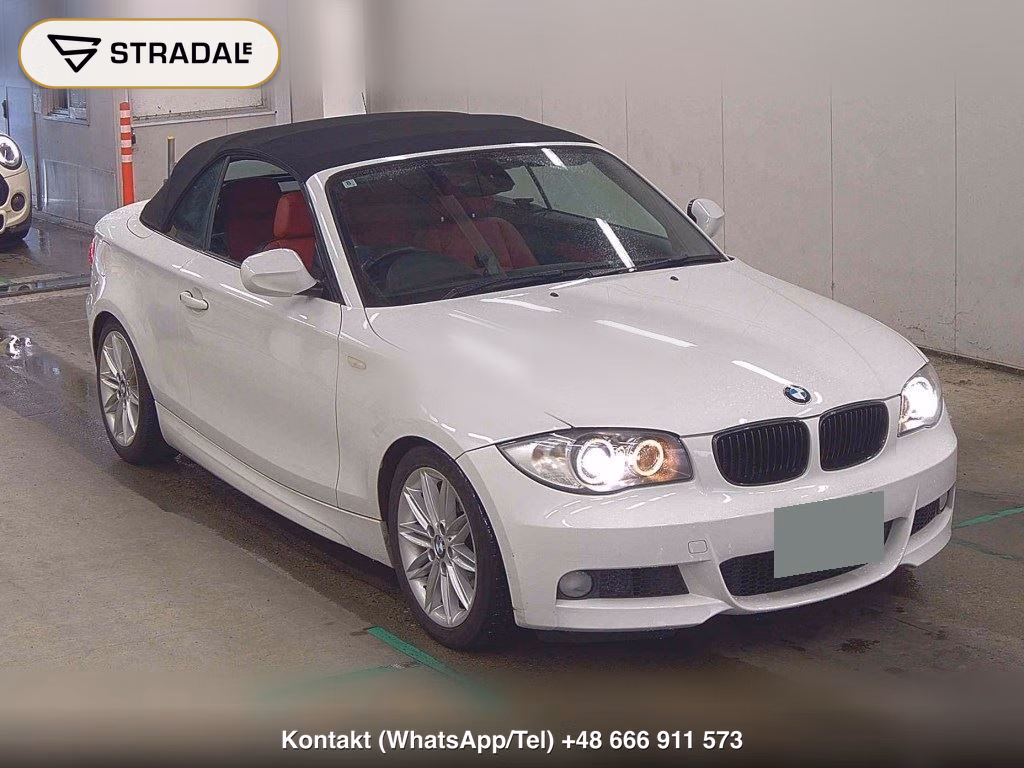 BMW 1 SERIES OP 120I CABRIOLET M-SPORT PACKAGE 2010, aukcja z Japonii, zdjęcie 1