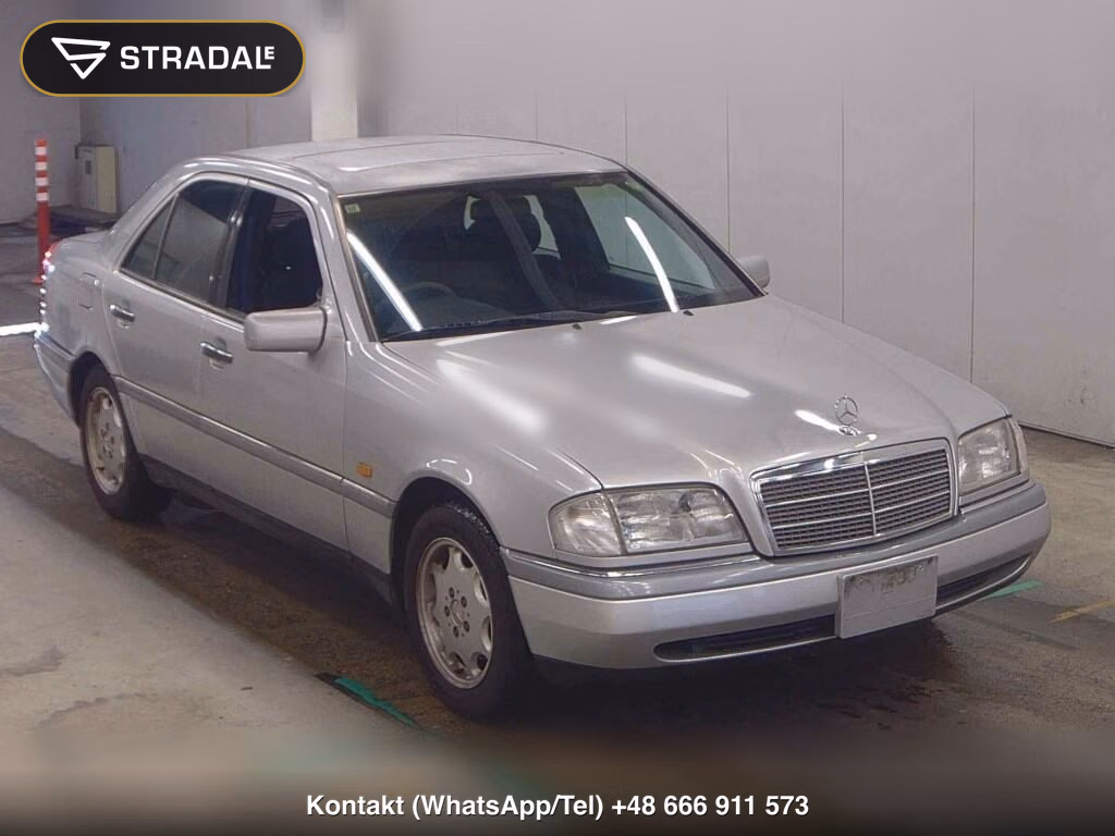 MERCEDES BENZ C-CLASS 4D C200 ELEGANCE 1995, aukcja z Japonii, zdjęcie 1