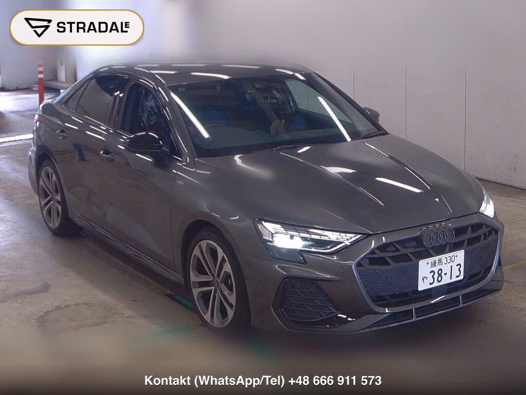 AUDI A3 SEDAN 30TFSI S LINE 2025, aukcja z Japonii, zdjęcie 1
