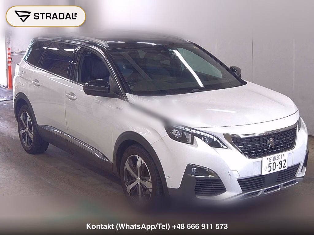 PEUGEOT 5008 GT BLUE HDI 2020, aukcja z Japonii, zdjęcie 1