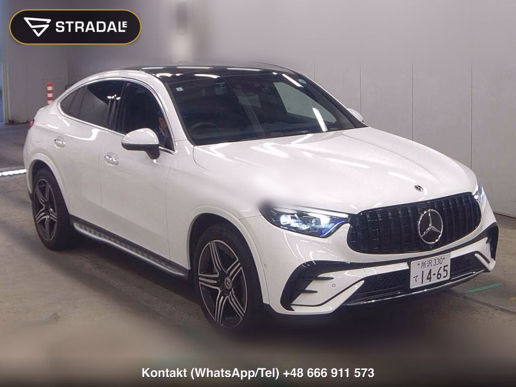 MERCEDES BENZ GLC-CLASS 4WD GLC220D 4MATIC COUPE ISG MODEL DRIVERS P 2024, aukcja z Japonii, zdjęcie 1