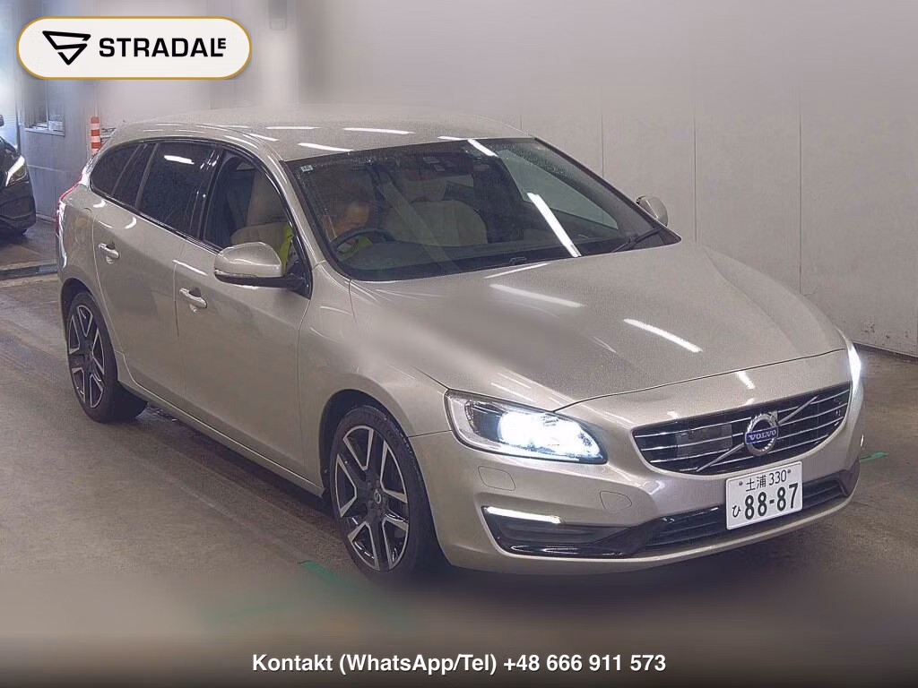 VOLVO V60 D4 DYNAMIC EDITION 2016, aukcja z Japonii, zdjęcie 1