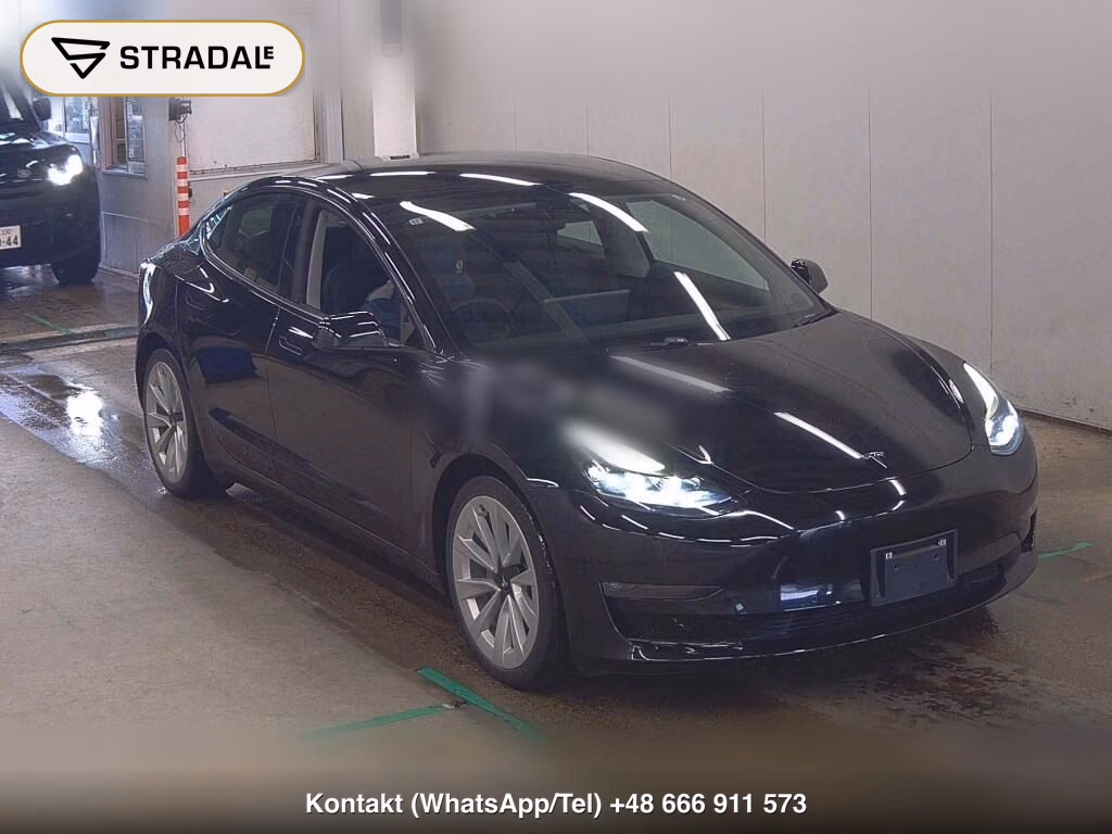 TESLA MODEL 3 4WD LONG RANGE 2021, aukcja z Japonii, zdjęcie 1