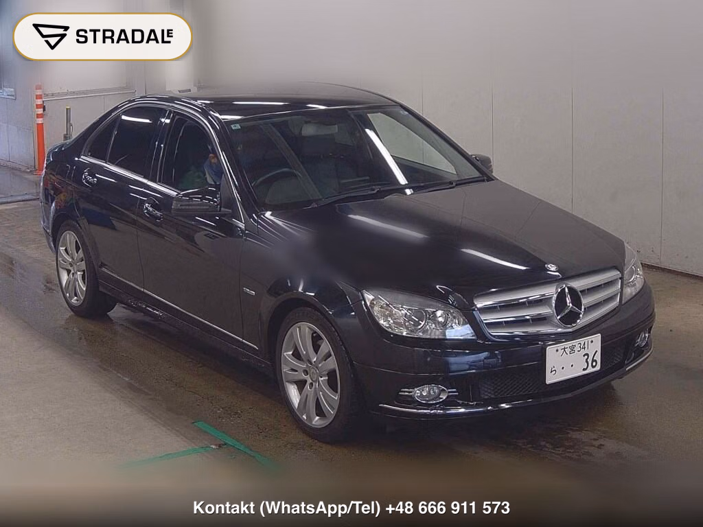 MERCEDES BENZ C-CLASS 4D C200CGI BLUEEFFICIENCY AVANTGARDE 2010, aukcja z Japonii, zdjęcie 1