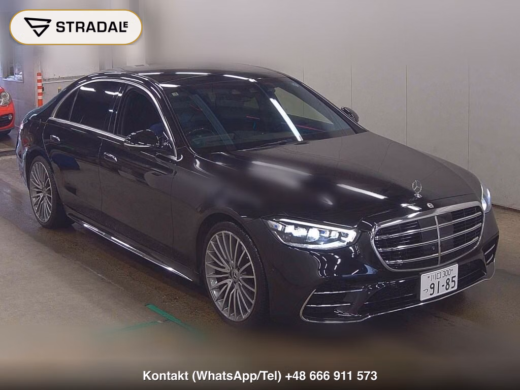 MERCEDES BENZ S-CLASS 4D 4WD S580 4MATIC LONG AMG LINE 2023, aukcja z Japonii, zdjęcie 1