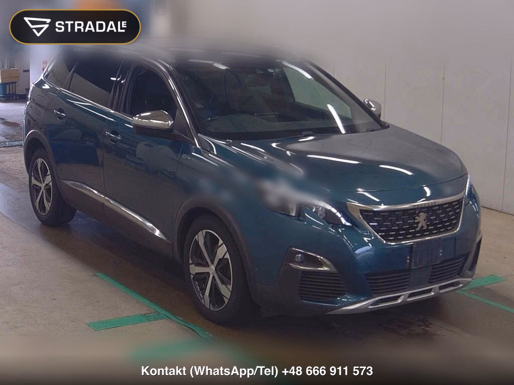 PEUGEOT 5008 GT BLUE HDI 2019, aukcja z Japonii, zdjęcie 1