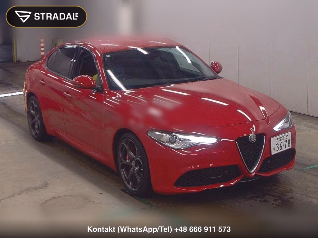 ALFA ROMEO GIULIA 4D 2.0 TURBO VELOCE 2020, aukcja z Japonii, zdjęcie 1