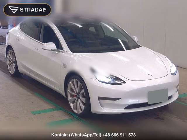 TESLA MODEL 3 4WD PERFOMANCE 2019, samochód z aukcji Japonii