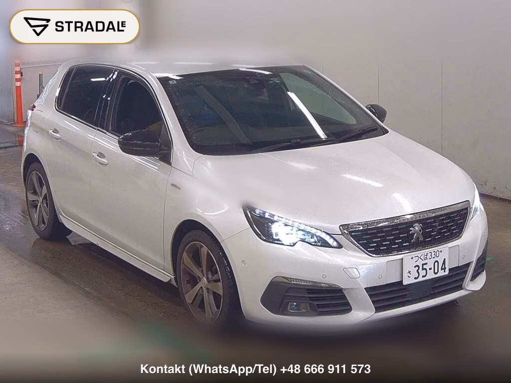 PEUGEOT 308 5D GT LINE BLUE HDI 2019, aukcja z Japonii, zdjęcie 1
