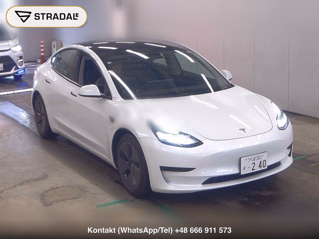 TESLA MODEL 3 BASE GRADE 2022, aukcja z Japonii, zdjęcie 1