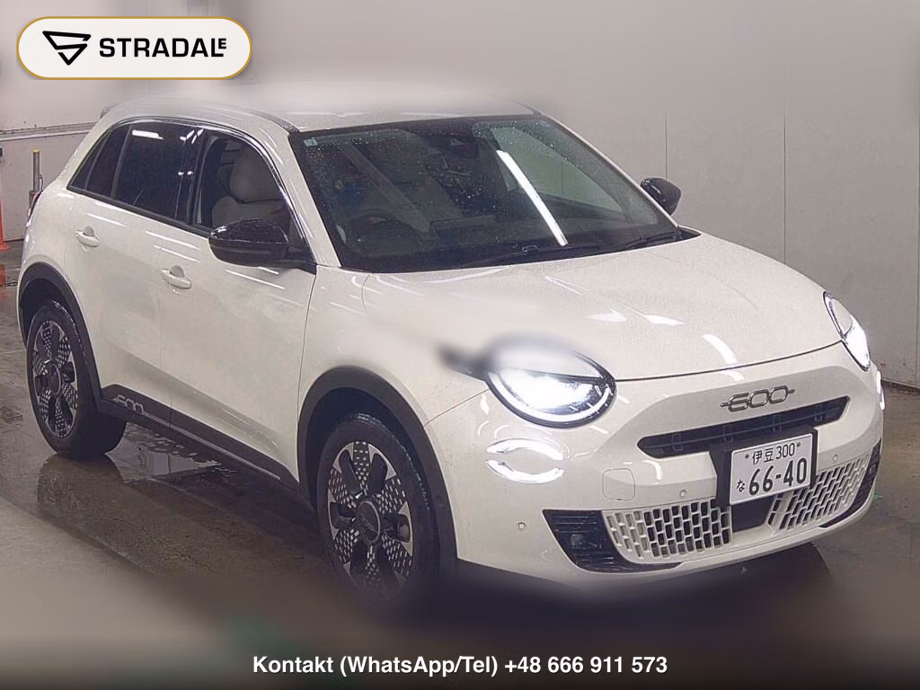 FIAT 600 HYBRID LA PRIMA 2026, aukcja z Japonii, zdjęcie 1