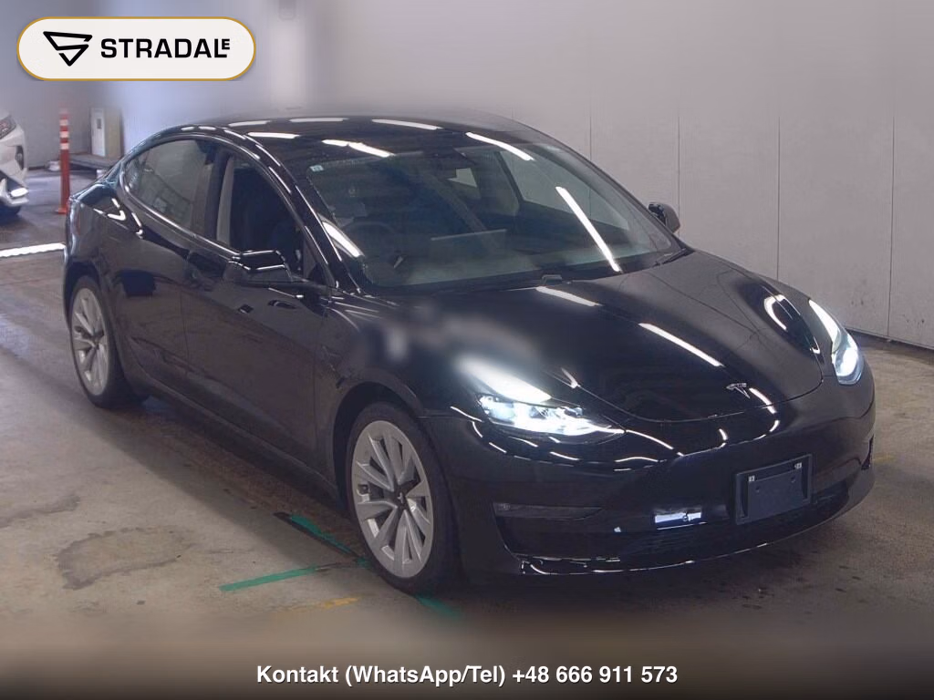 TESLA MODEL 3 4WD LONG RANGE 2021, aukcja z Japonii, zdjęcie 1