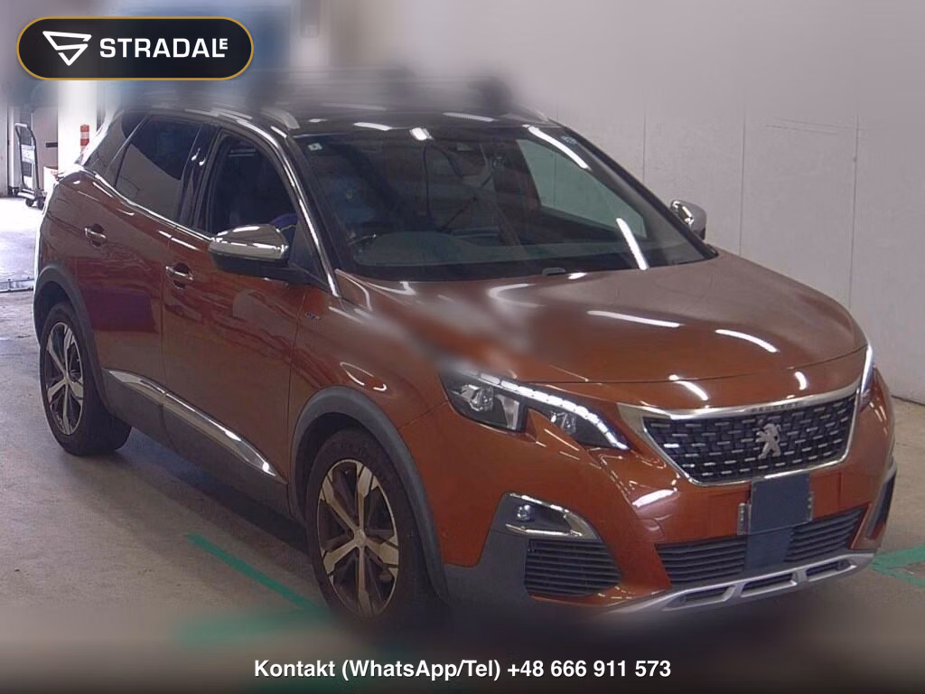 PEUGEOT 3008 GT BLUE HDI 2020, aukcja z Japonii, zdjęcie 1