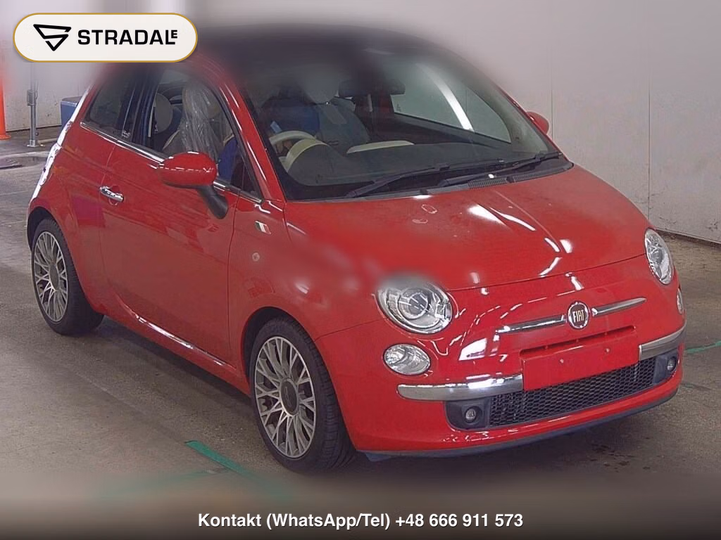 FIAT 500C TWINAIR LOUNGE 2015, aukcja z Japonii, zdjęcie 1