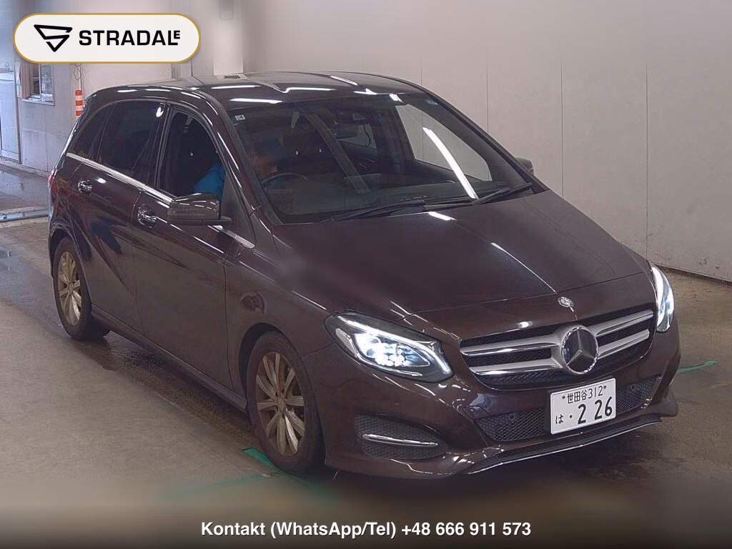 MERCEDES BENZ B-CLASS B180 2015, aukcja z Japonii, zdjęcie 1