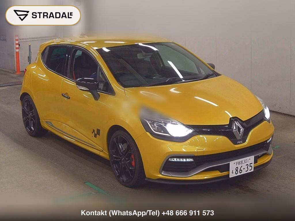 RENAULT LUTECIA 5D RENAULT SPORT JAUNE PREMIUM 2014, aukcja z Japonii, zdjęcie 1