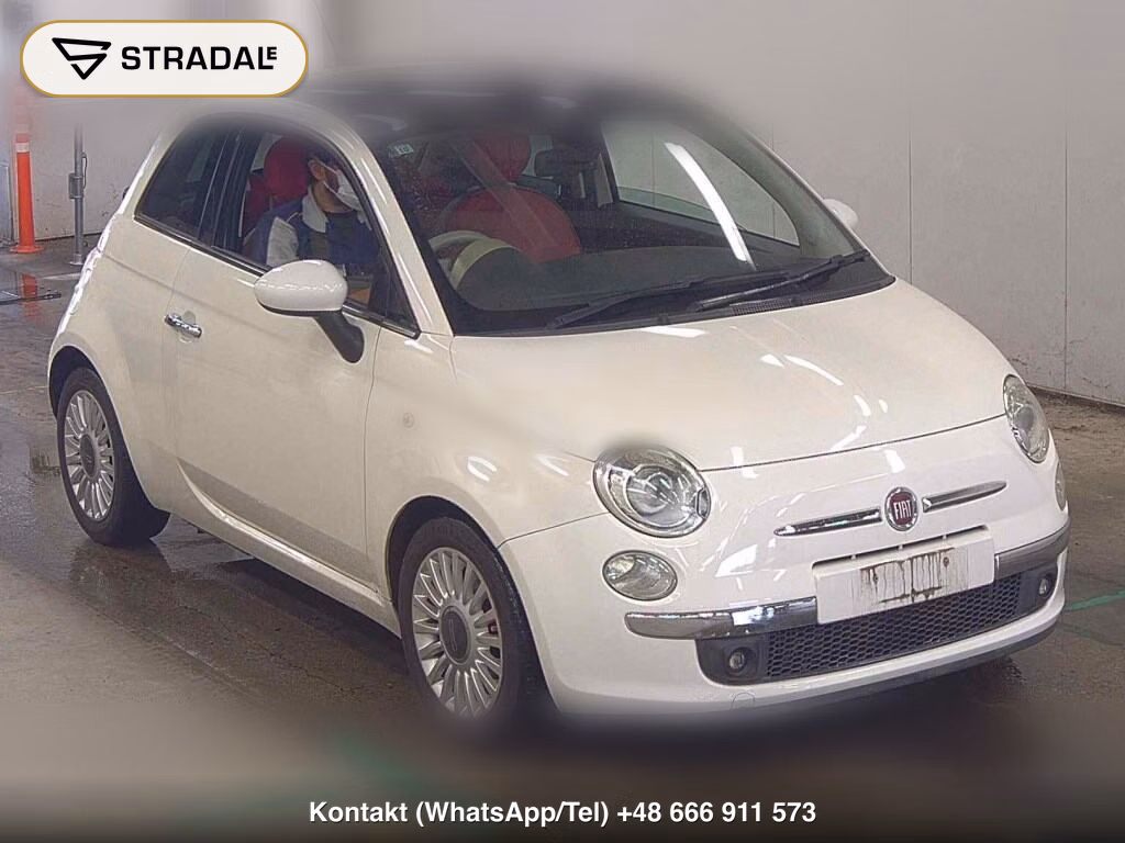 FIAT 500 TWINAIR LOUNGE 2011, aukcja z Japonii, zdjęcie 1