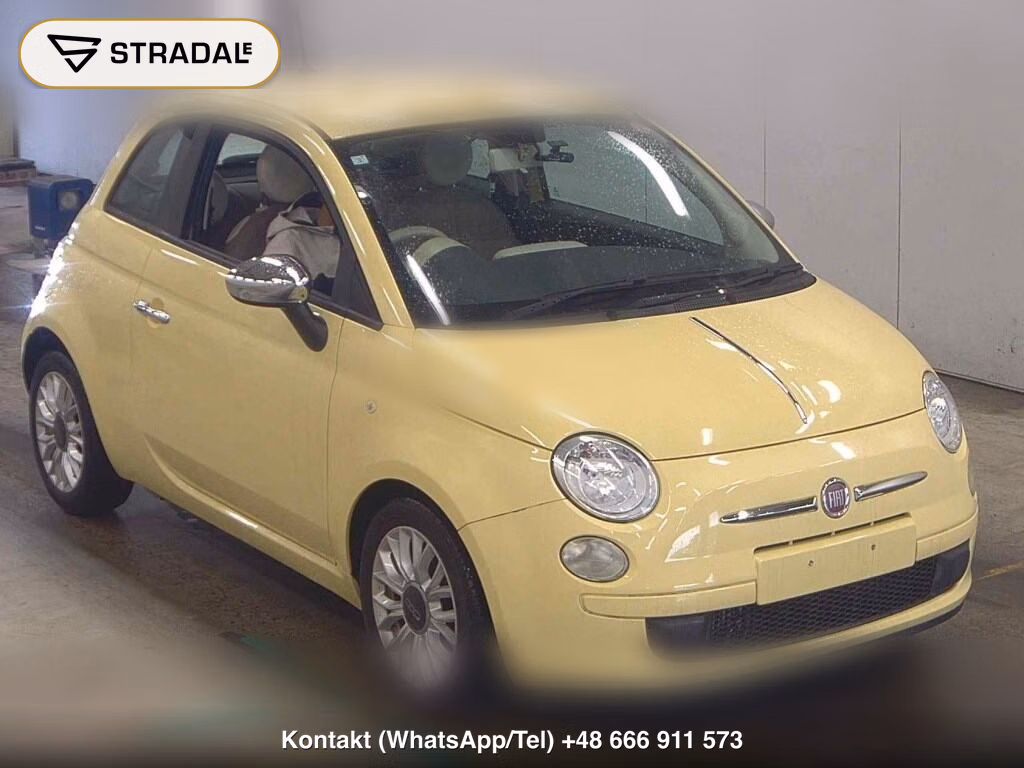 FIAT 500 2015, aukcja z Japonii, zdjęcie 1