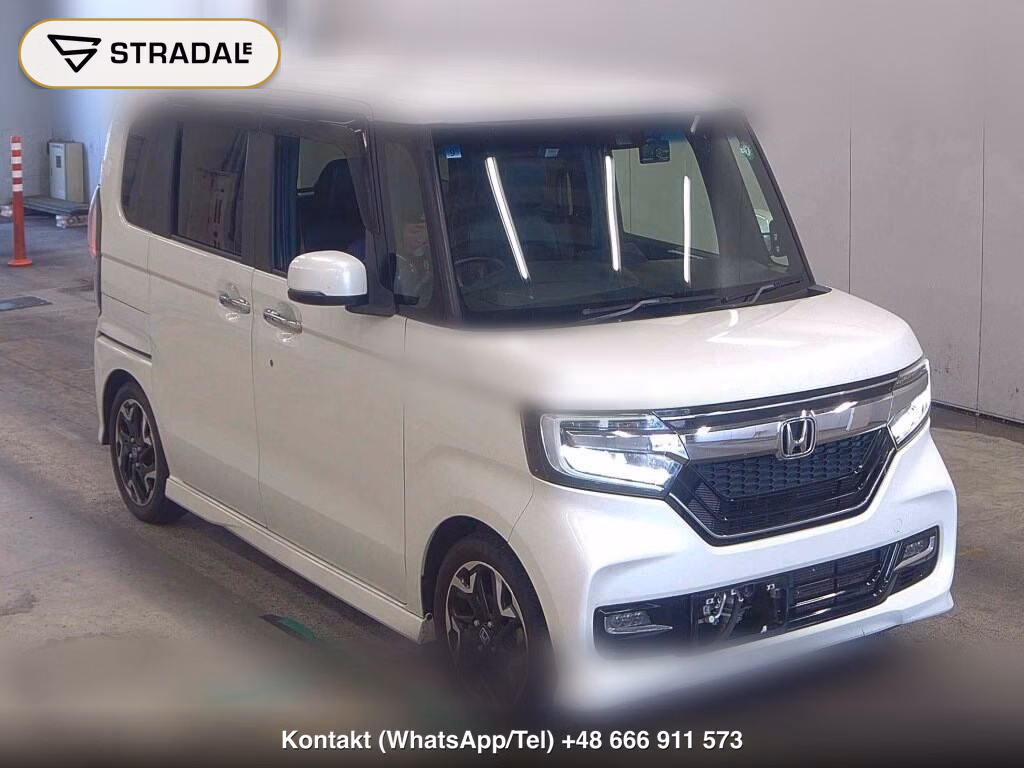 HONDA N-BOX CUSTOM G・EX TURBO HONDA SENSING 2017, aukcja z Japonii, zdjęcie 1