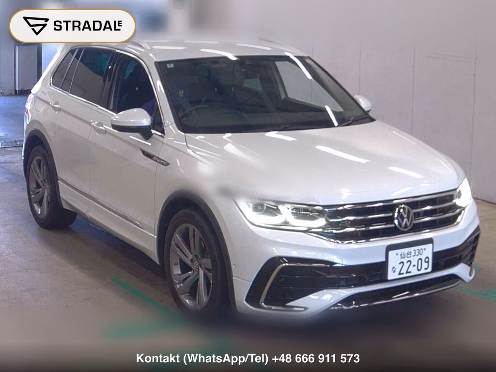 VOLKSWAGEN TIGUAN TSI R-LINE 2022, aukcja z Japonii, zdjęcie 1