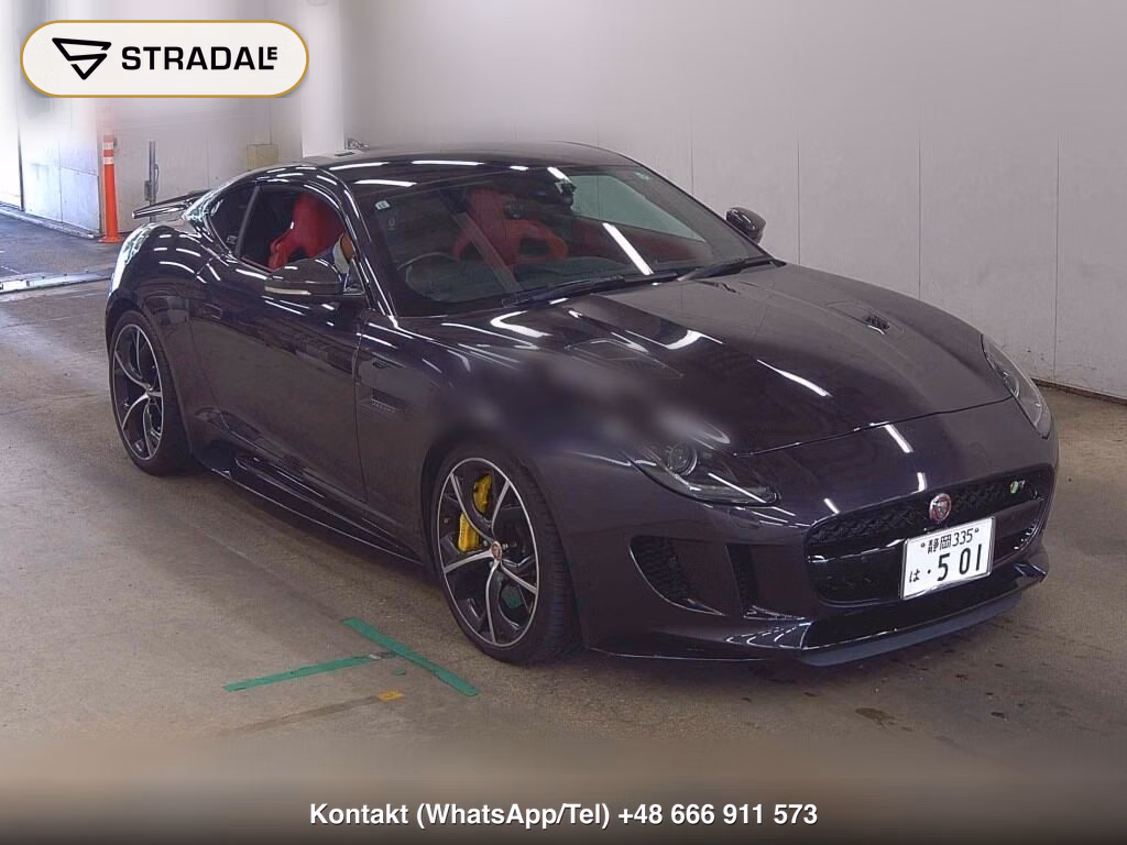 JAGUAR F-TYPE 3D 4WD R AWD COUPE 2017, aukcja z Japonii, zdjęcie 1