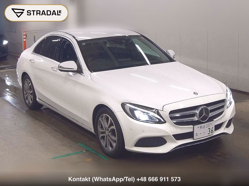 MERCEDES BENZ C-CLASS 4D C180 AVANTGARDE 2016, aukcja z Japonii, zdjęcie 1