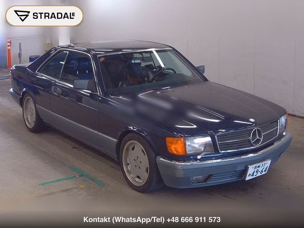 MERCEDES BENZ S-CLASS CP 560SEC 1988, aukcja z Japonii, zdjęcie 1