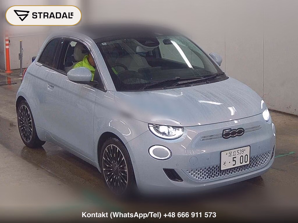 FIAT 500E OPEN BASE GRADE 2022, aukcja z Japonii, zdjęcie 1