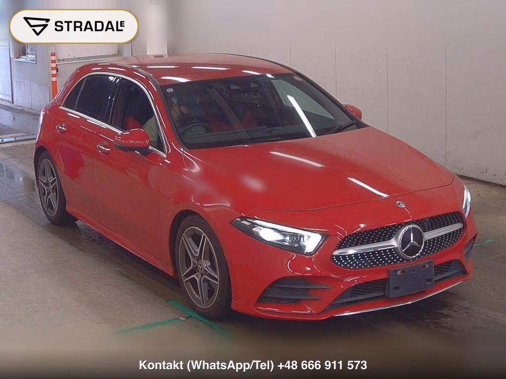 MERCEDES BENZ A-CLASS A180 STYLE AMG LINE 2019, aukcja z Japonii, zdjęcie 1