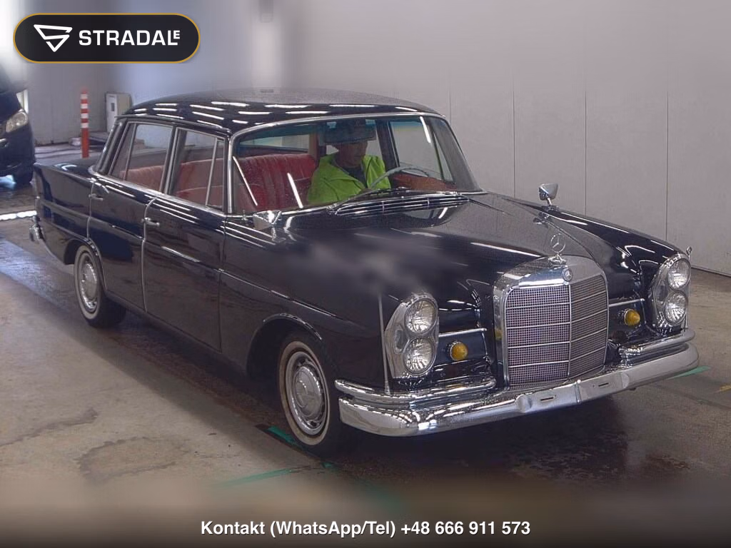 MERCEDES BENZ S-CLASS 4D 1965, aukcja z Japonii, zdjęcie 1