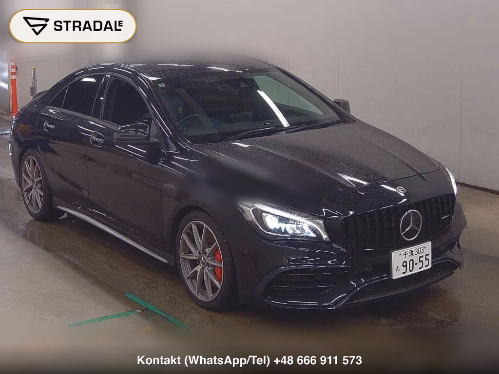 MERCEDES AMG CLA-CLASS 4WD CLA45 4MATIC 2017, aukcja z Japonii, zdjęcie 1