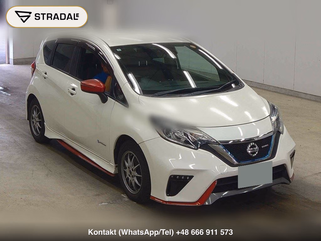 NISSAN NOTE E-POWER NISMO 2017, aukcja z Japonii, zdjęcie 1