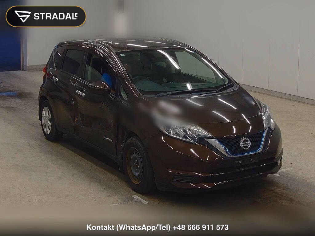 NISSAN NOTE E-POWER X 2017, aukcja z Japonii, zdjęcie 1