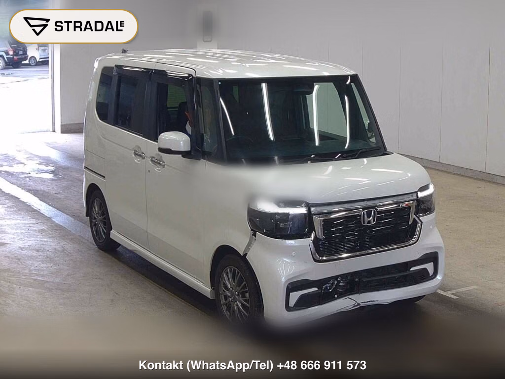 HONDA N-BOX CUSTOM TURBO 2023, aukcja z Japonii, zdjęcie 1