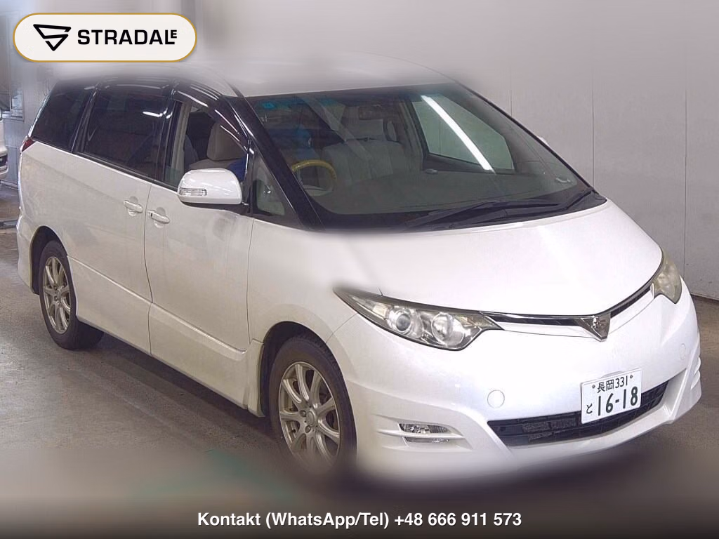 TOYOTA ESTIMA 5D 4WD 2.4 AERAS G EDITION 2007, aukcja z Japonii, zdjęcie 1