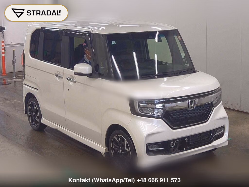 HONDA N-BOX CUSTOM 4WD G・L TURBO HONDA SENSING 2018, aukcja z Japonii, zdjęcie 1