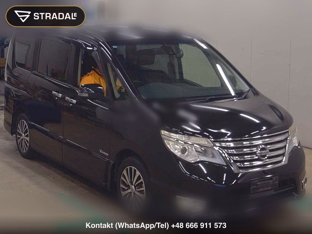 NISSAN SERENA 5D HIGHWAY STAR S-HYBRID 2015, aukcja z Japonii, zdjęcie 1