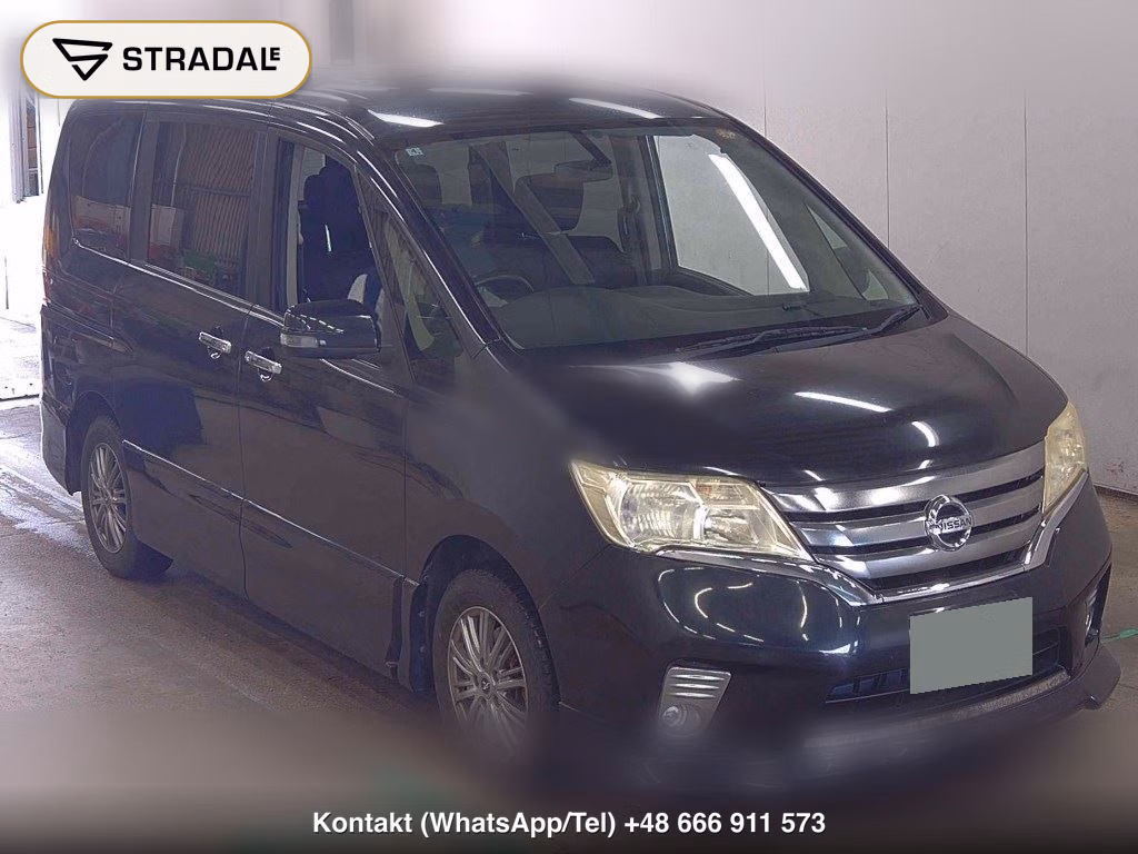 NISSAN SERENA 5D HIGHWAY STAR V AERO SELECTION 2012, aukcja z Japonii, zdjęcie 1
