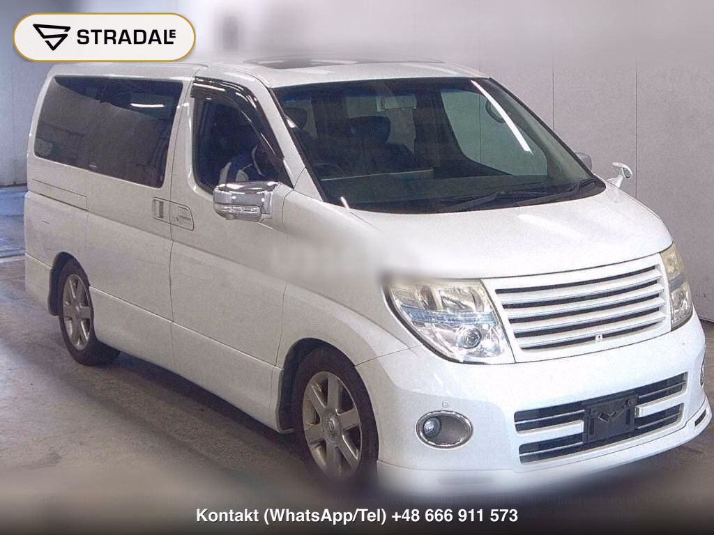 NISSAN ELGRAND 5D 350 HIGHWAY STAR BLACK LEATHER URBAN SEL, miniaturka 2