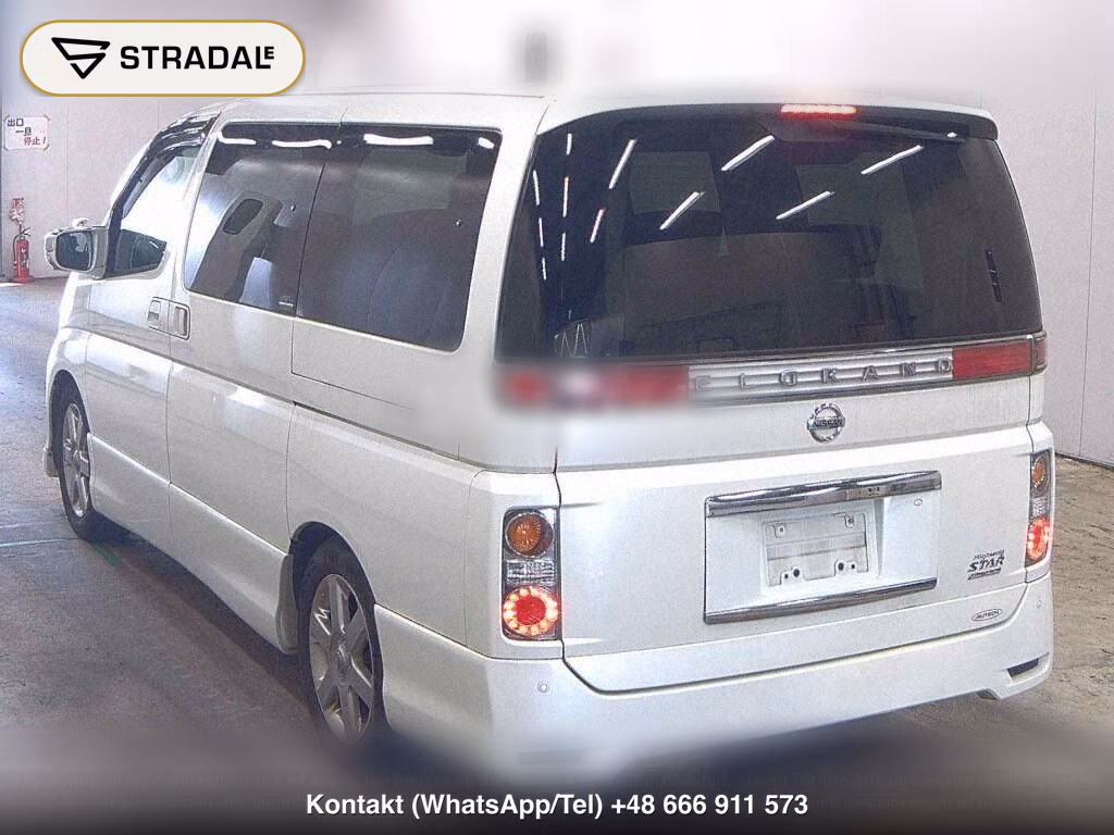 NISSAN ELGRAND 5D 350 HIGHWAY STAR BLACK LEATHER URBAN SEL, miniaturka 3